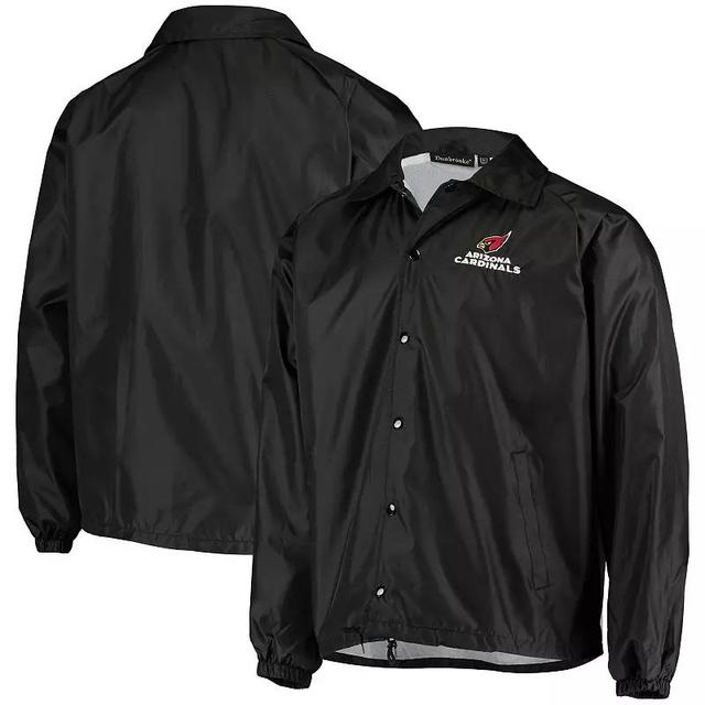 Mens Arizona Cardinals Coaches Classic Raglan Full-Snap Windbreaker Jacket Product Image