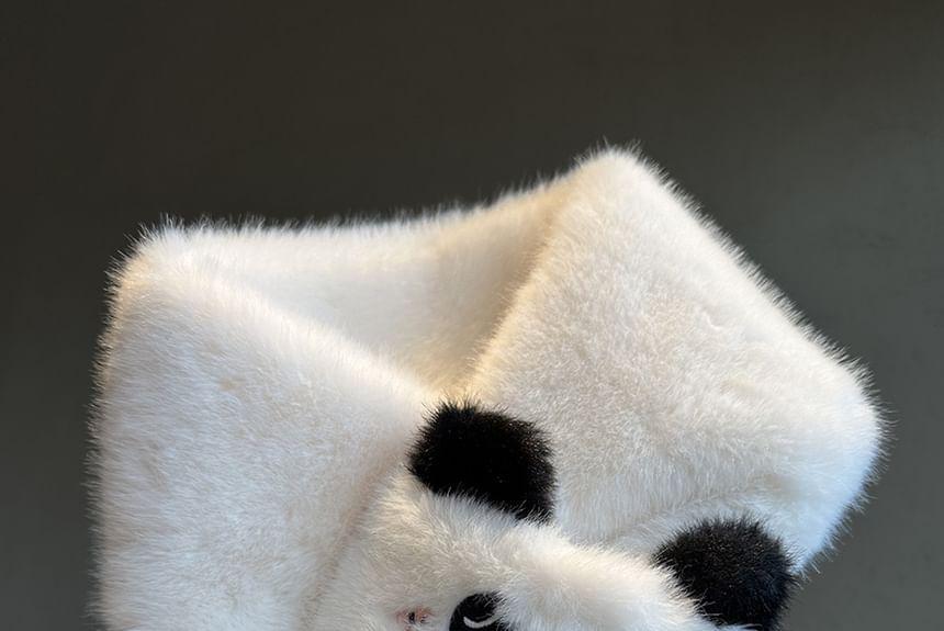 Panda Fluffy Scarf Product Image