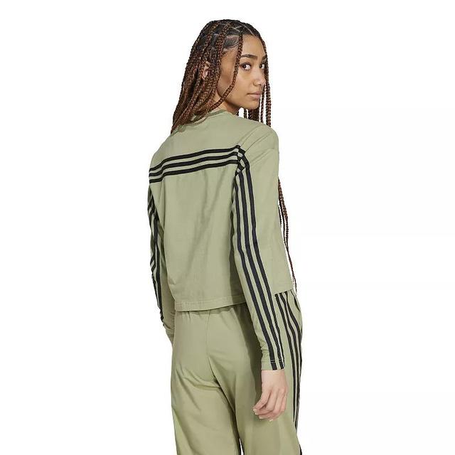 Womens adidas Future Icons 3-Stripes Long Sleeve T-Shirt Product Image