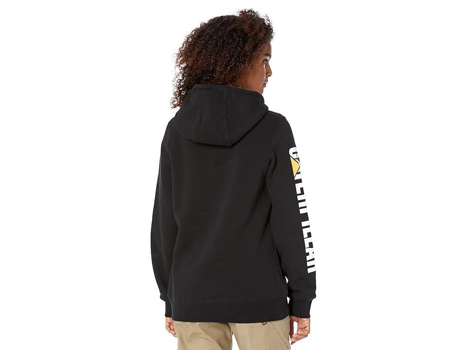 Caterpillar Trademark Banner Pullover Hoodie 2) Women's Clothing Product Image