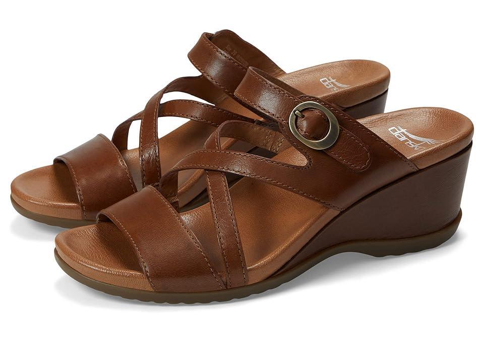 Dansko Ana Asymmetric Strappy Wedge Sandal Product Image