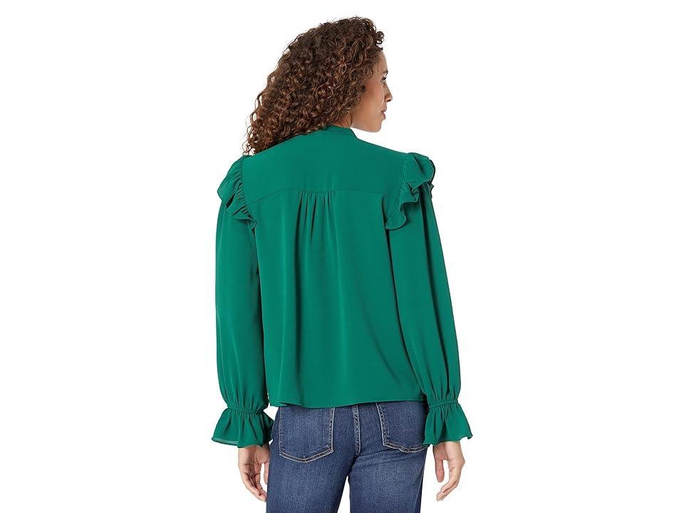 CeCe Pintuck Ruffle Blouse product image