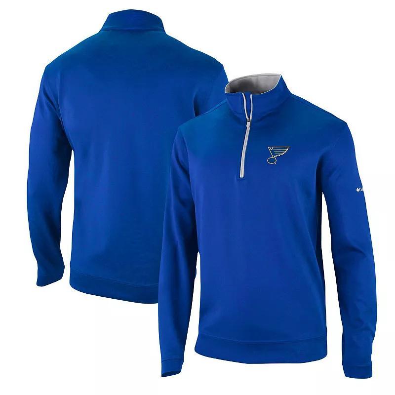 Mens Columbia Blue Tampa Bay Lightning Wickham Hills Omni-Wick Quarter-Zip Jacket Product Image