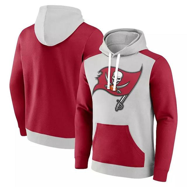 Mens Fanatics Branded /Red Tampa Bay Buccaneers Big & Tall Team Fleece Pullover Hoodie Product Image