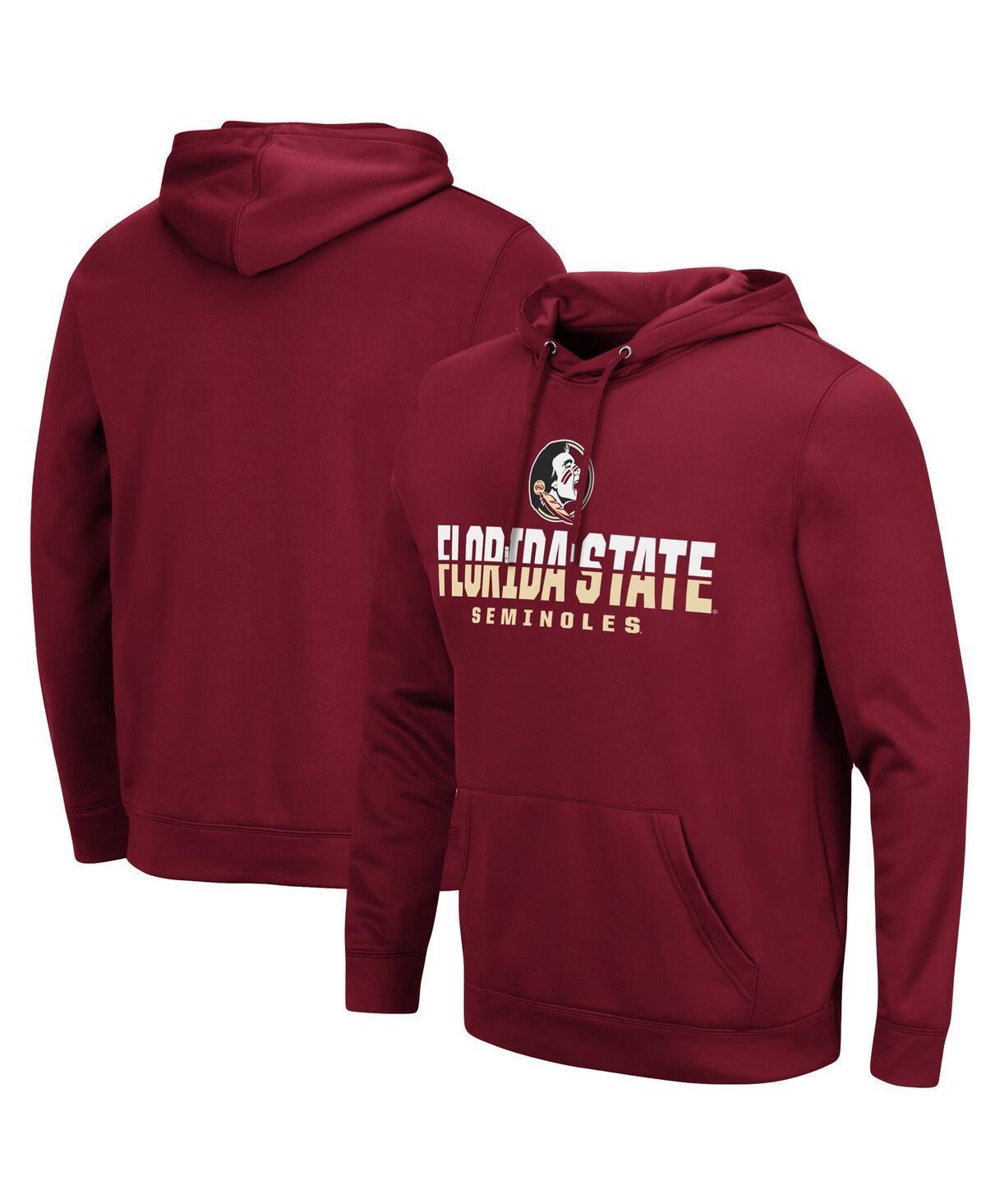 Mens Colosseum Garnet Florida State Seminoles Lantern Pullover Hoodie Product Image