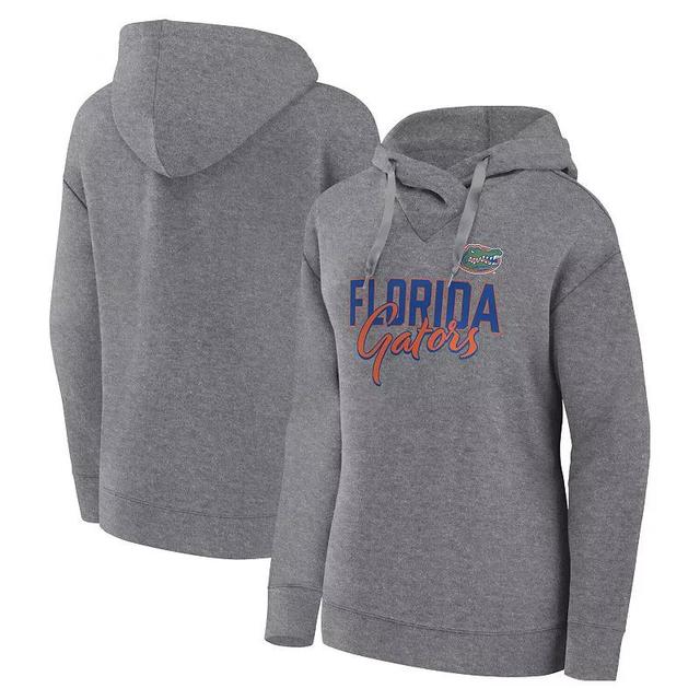 Womens Fanatics Branded Heather Gray Florida Gators Script Favorite Pullover Hoodie Product Image