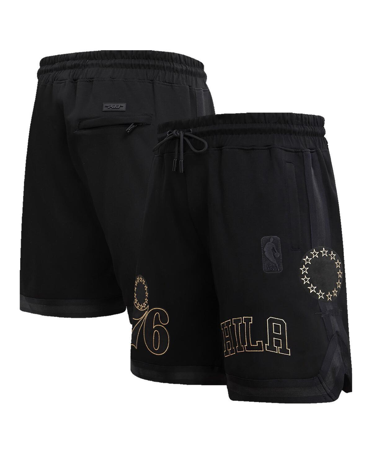 Mens Pro Standard Black Philadelphia 76ers Shorts Product Image