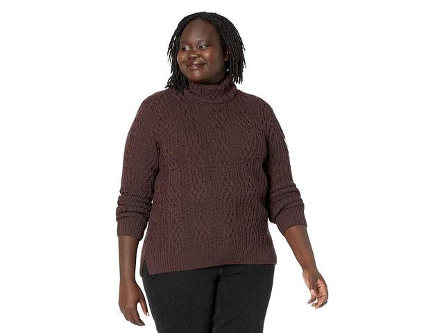 Dale of Norway Hoven Sweater (Aubergine) Women's Clothing Product Image