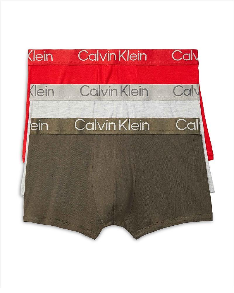 Calvin Klein Ultra-Soft Modern 3-Pack Stretch Modal Trunks Product Image