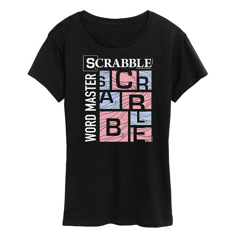 Womens Scrabble Word Master Grid Tee Heather Grey Product Image