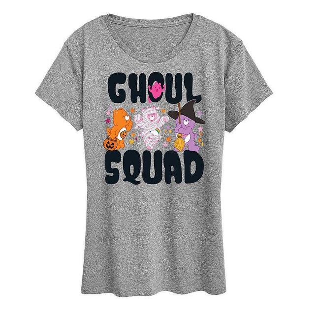 Womens Care Bears Halloween Ghoul Squad Graphic Tee, Girls Grey Gray Product Image