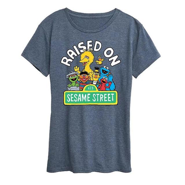 Womens Dr. Seuss The Grinch Dont Do Warm Cuddly Graphic Tee, Girls Grey Blue Product Image