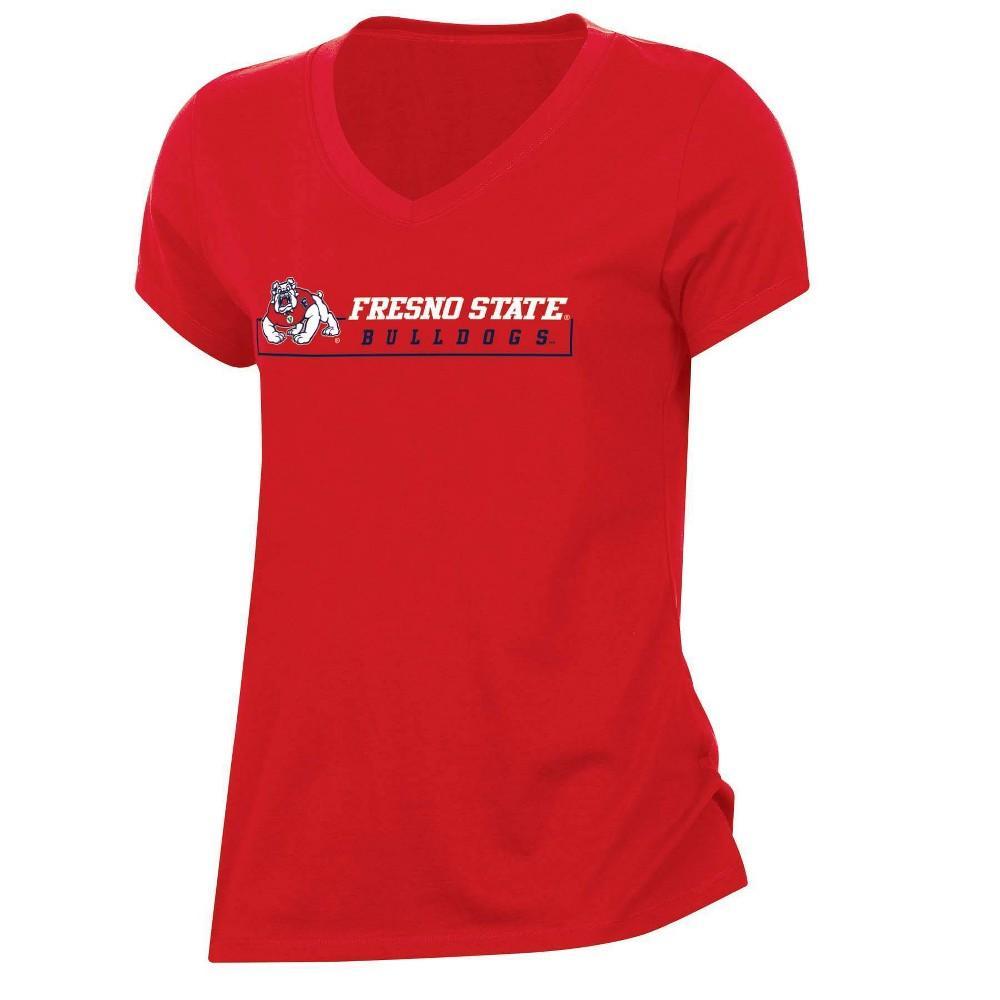 NCAA Fresno State Bulldogs Womens V-Neck T-Shirt Product Image