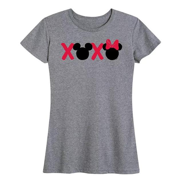 Disneys Mickey & Minnie Mouse Womens XOXO Graphic Tee Product Image