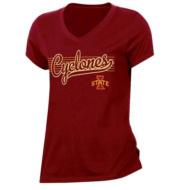 NCAA Iowa State Cyclones Womens V-Neck T-Shirt Product Image