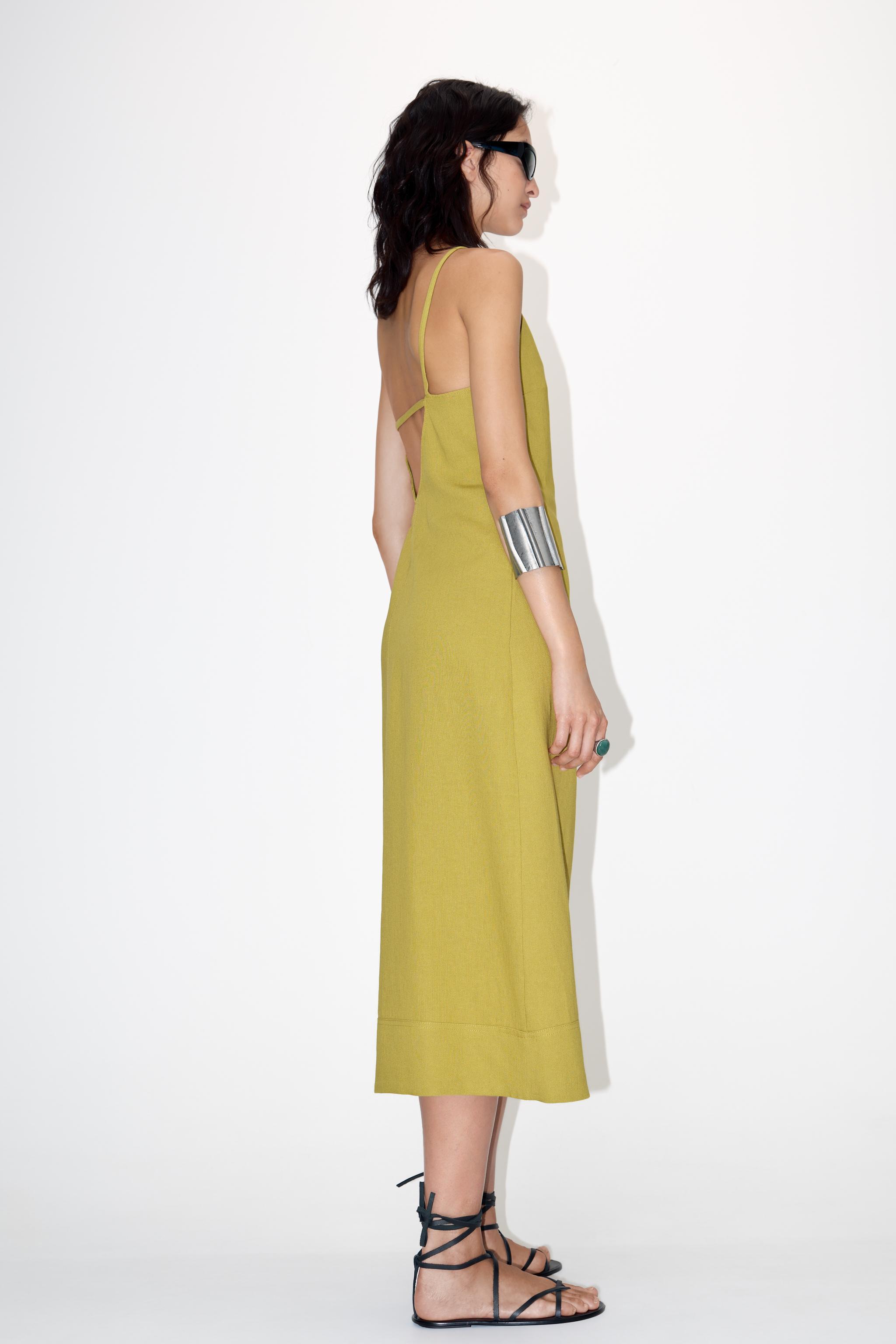 LINEN BLEND DRESS ZW COLLECTION Product Image