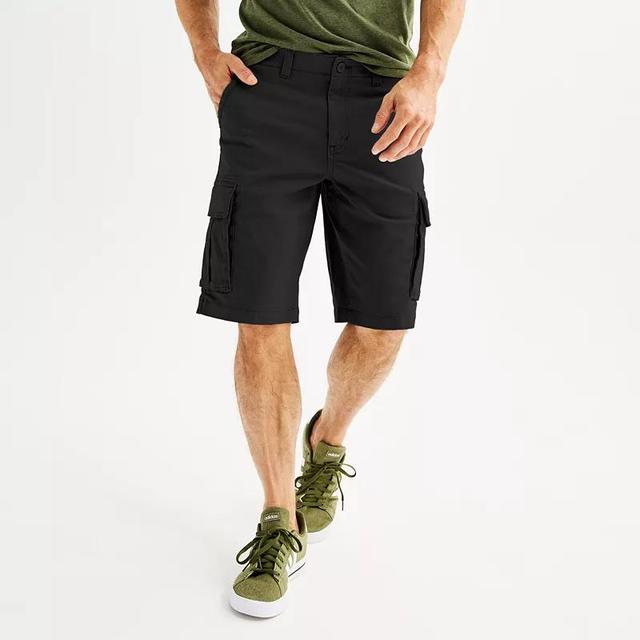 Mens Sonoma Goods For Life 12 Flexwear Everyday Cargo Shorts Black Copy Product Image