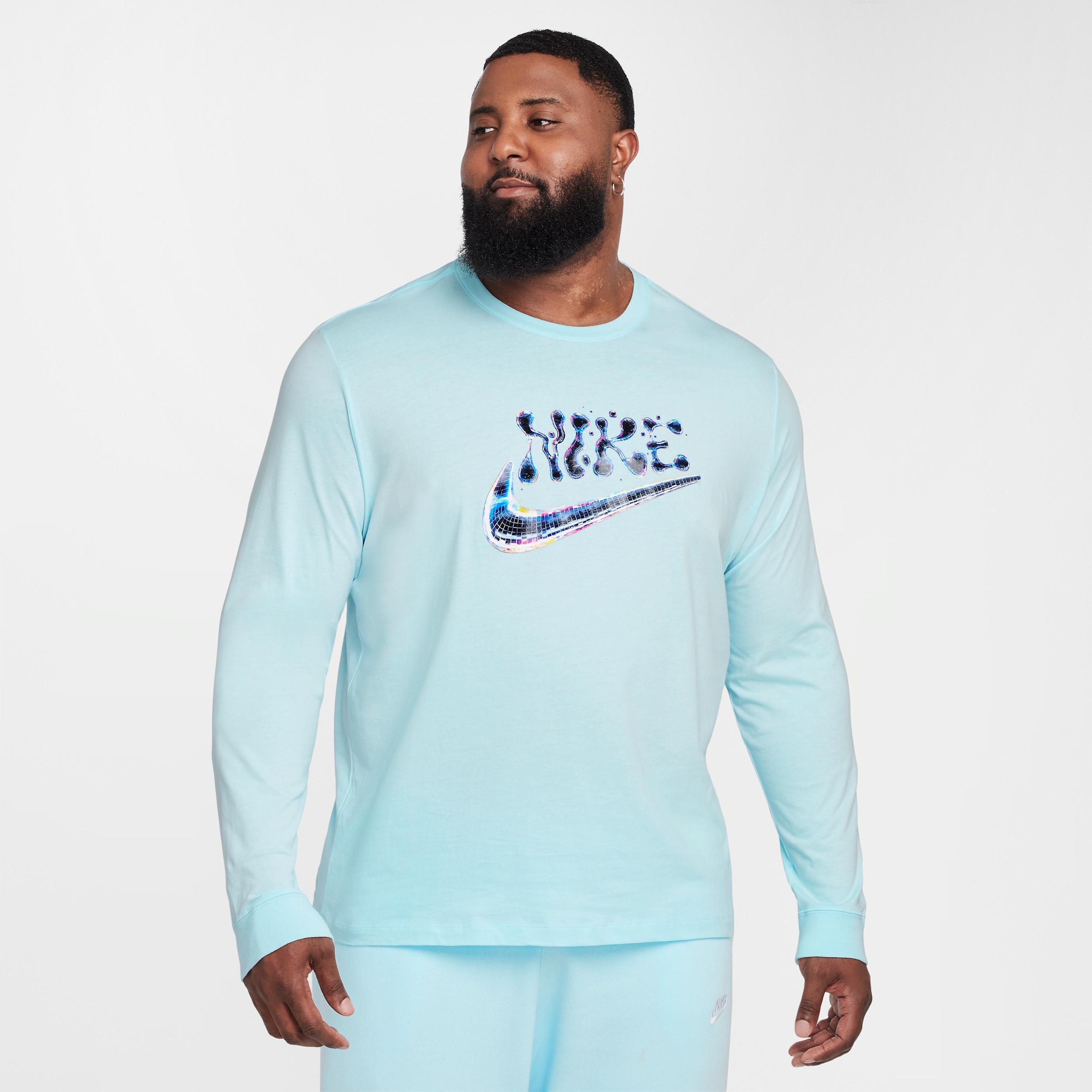 Men's Nike Sportswear Club Long-Sleeve T-Shirt Product Image