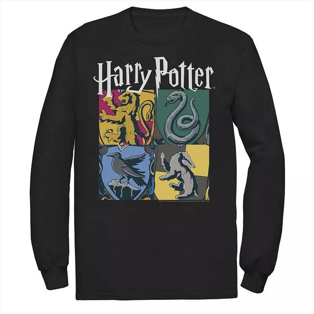 Mens Harry Potter Hogwart Houses Vintage Collage Tee Product Image