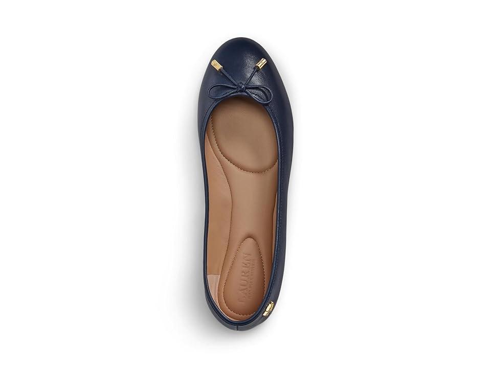 Lauren Ralph Lauren Jayna Nappa Leather Flat (Refined ) Women's Flat Shoes Product Image