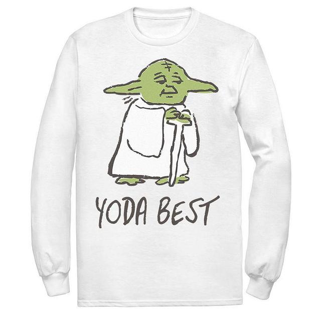 Mens Star Wars Yoda Best Portrait Sketch Tee Product Image