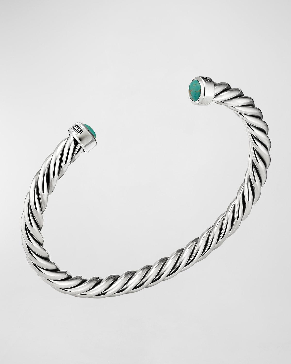 Mens Cable Cuff Bracelet Product Image