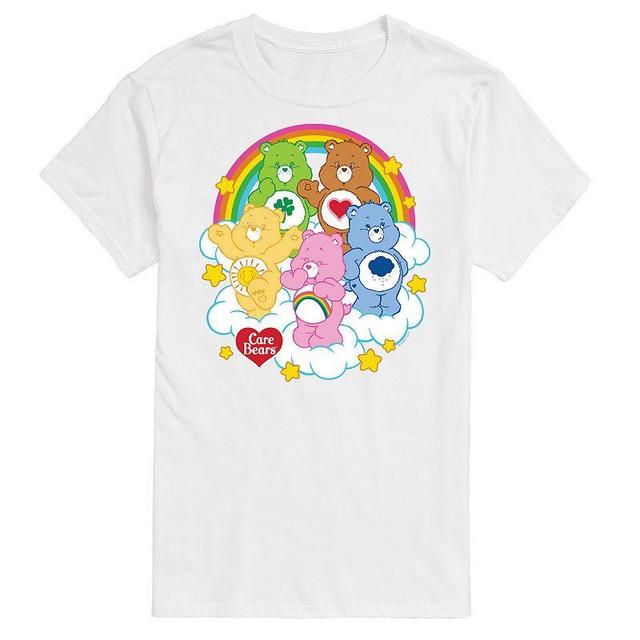 Big & Tall Care Bears Group On Clouds Graphic Tee, Mens Product Image