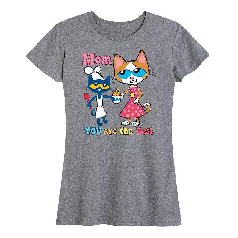 Womens Pete the Cat The Best Mom Graphic Tee Product Image