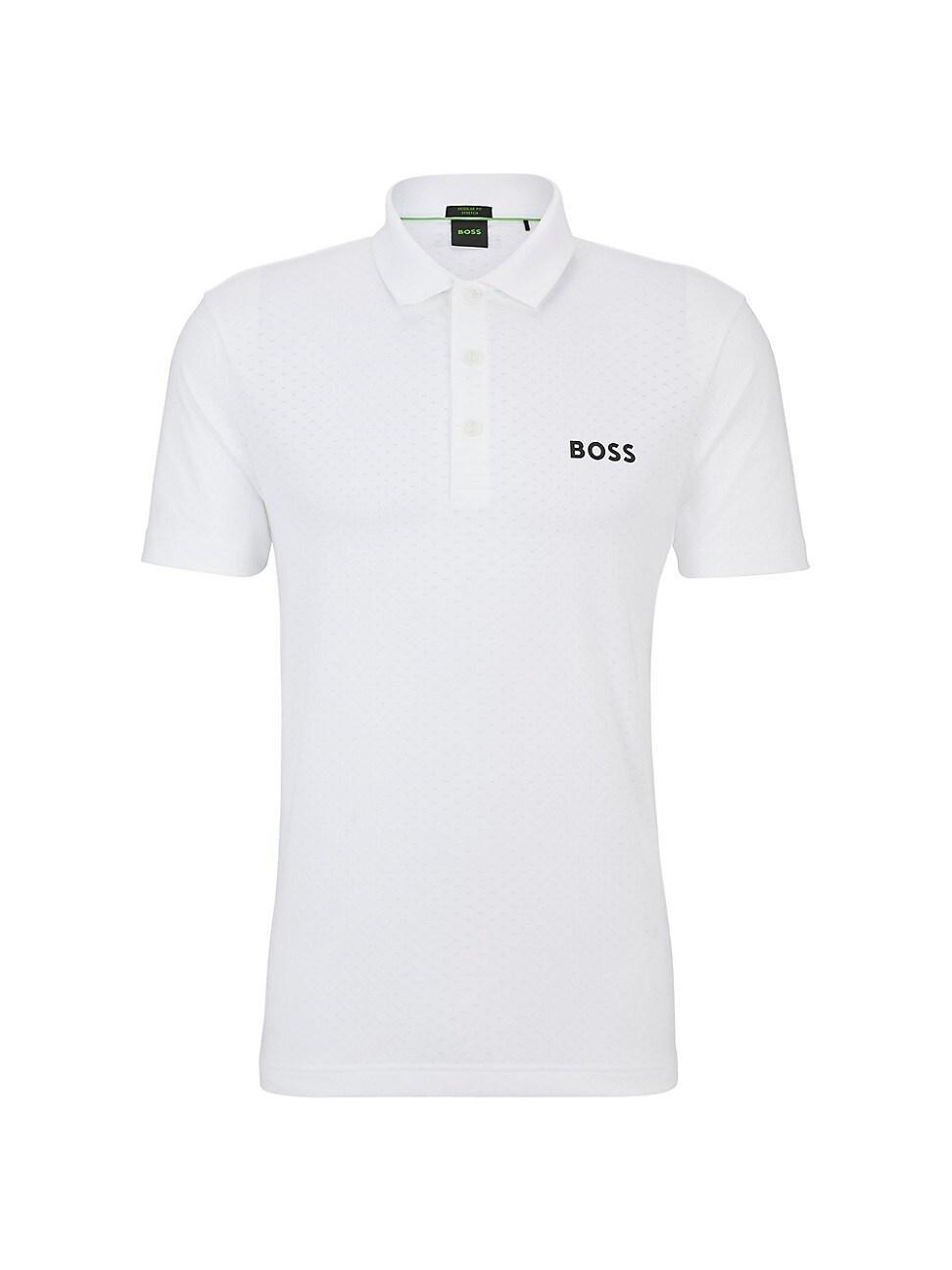 Boss by Hugo Boss Mens Contrast Logo Polo Shirt Product Image