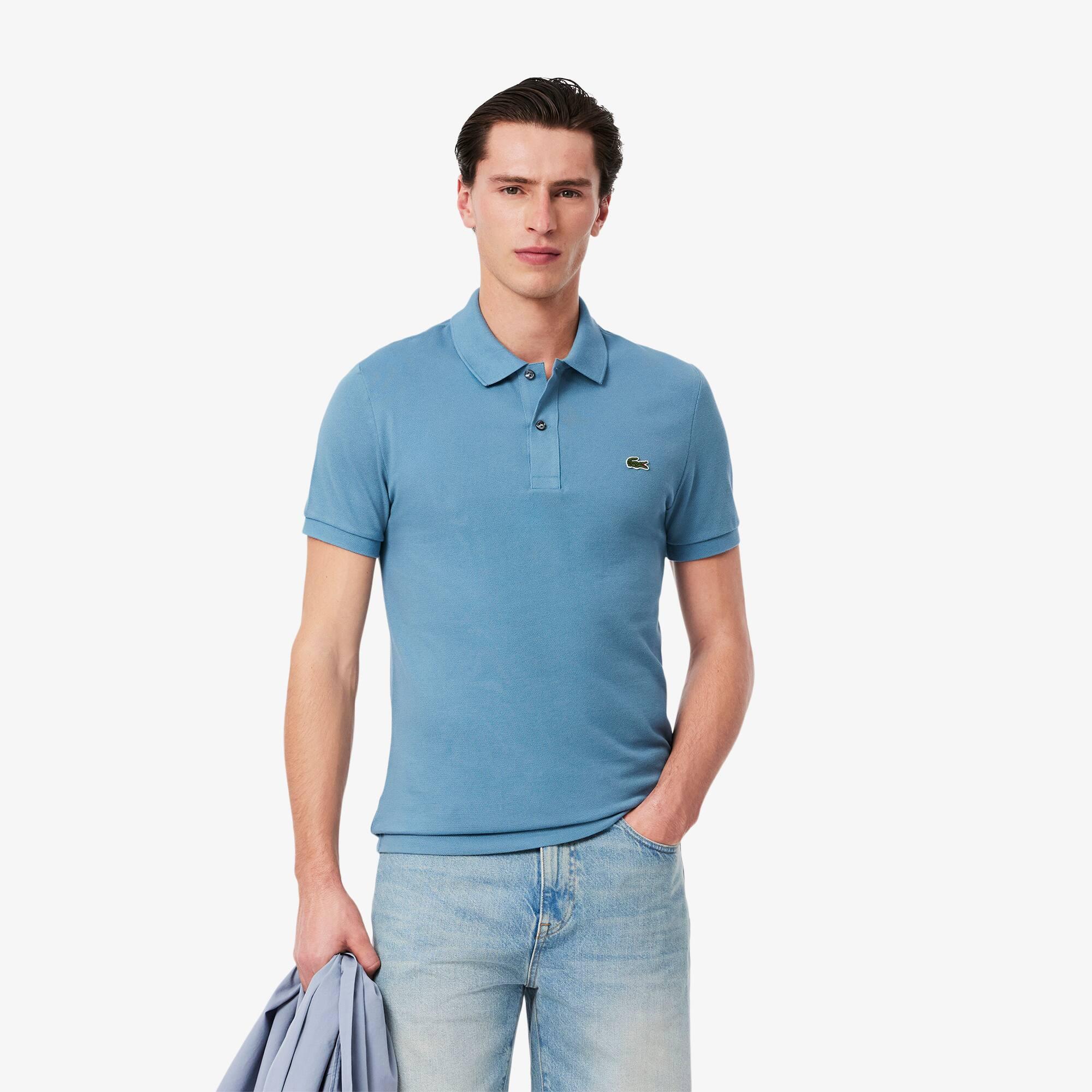 Slim Fit L.12.12 Piqué Polo Shirt Product Image