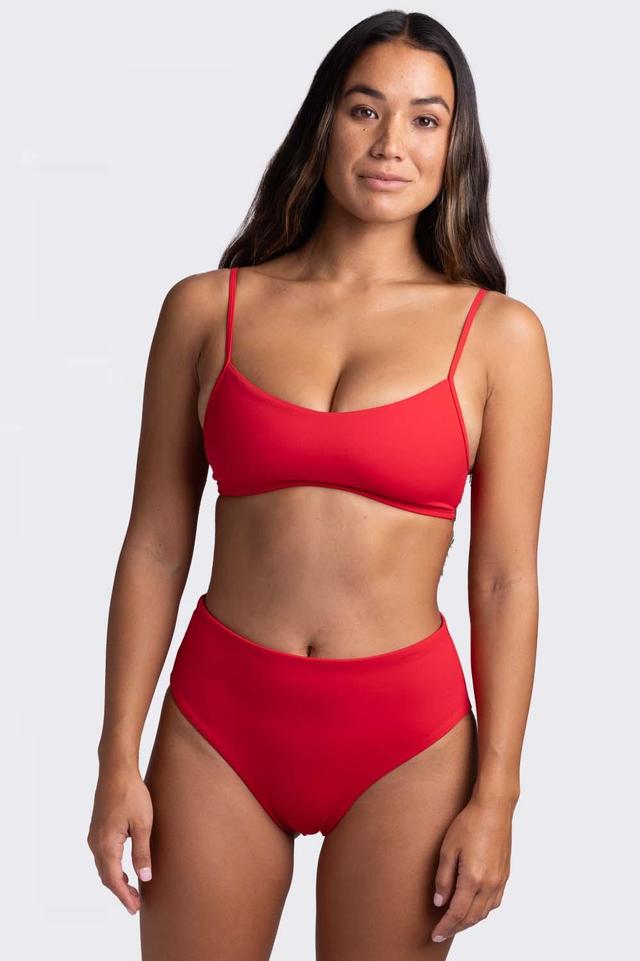 Elzie Bikini Bottom - Cherry Female Product Image