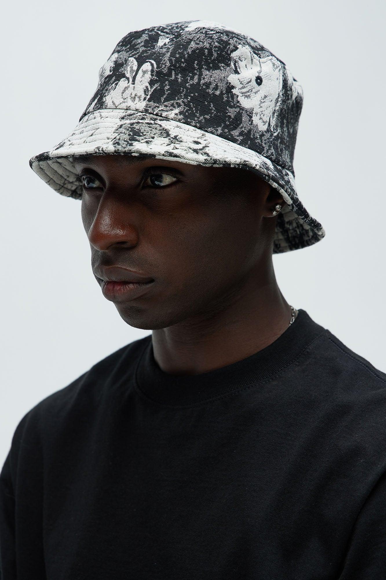 Non Negotiable Tapestry Bucket Hat - Charcoal Product Image