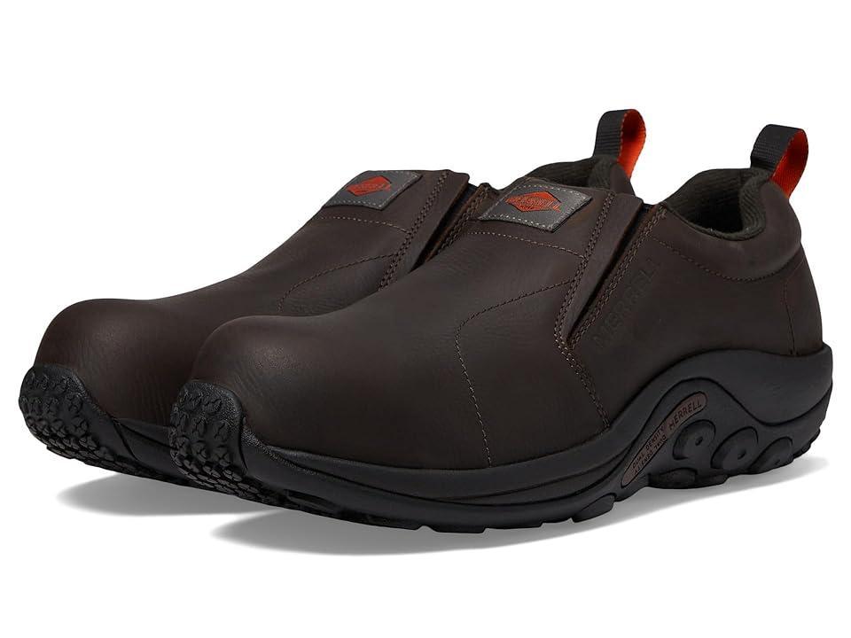 Merrell Work Jungle Moc Leather Moc Composite Toe SD+ (Espresso) Men's Shoes Product Image