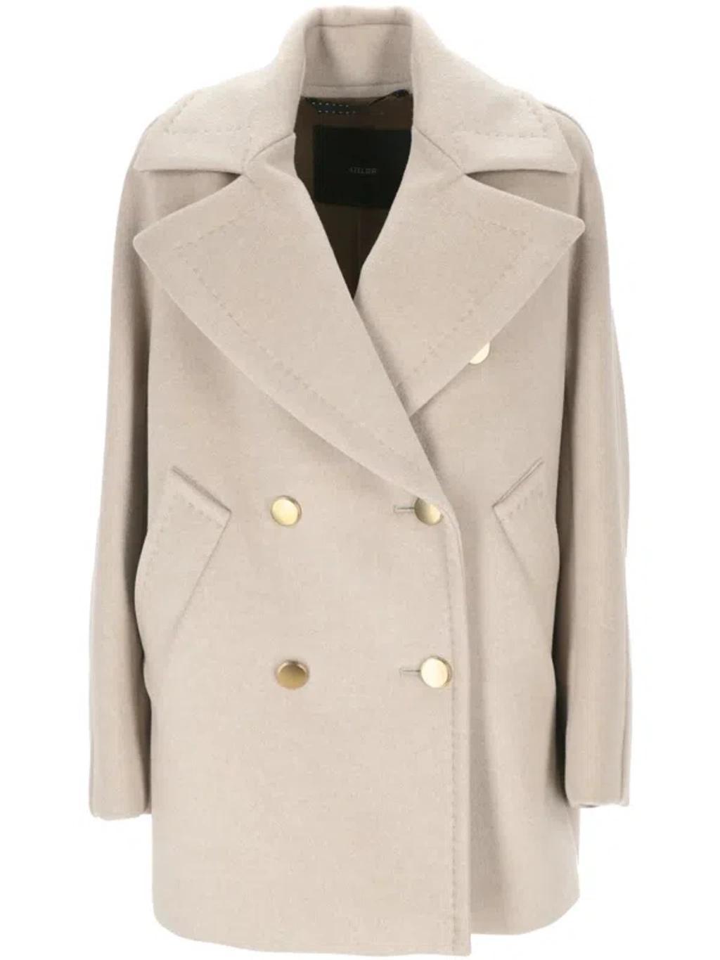 MAX MARA Coats In Beige Product Image