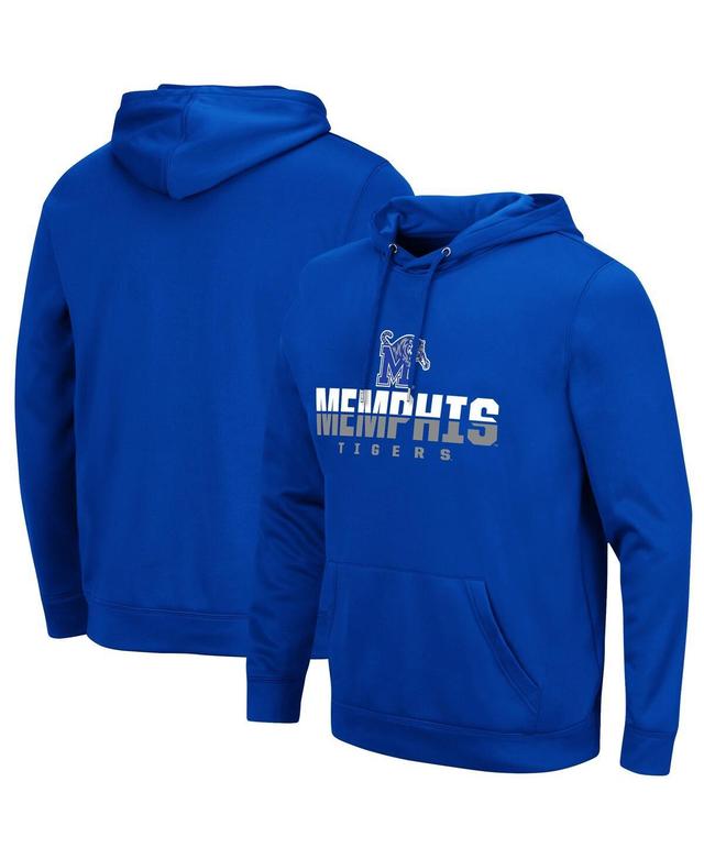 Mens Colosseum Royal Memphis Tigers Lantern Pullover Hoodie Product Image