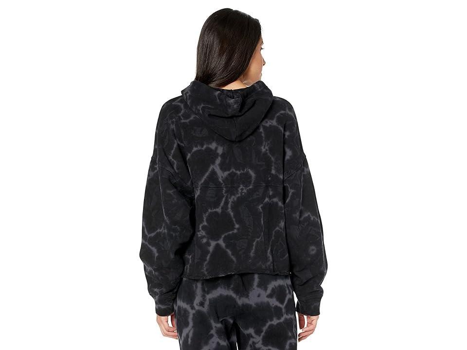 Sanctuary 1/2 Zip Hoodie (Black Glass) Women's Sweatshirt Product Image