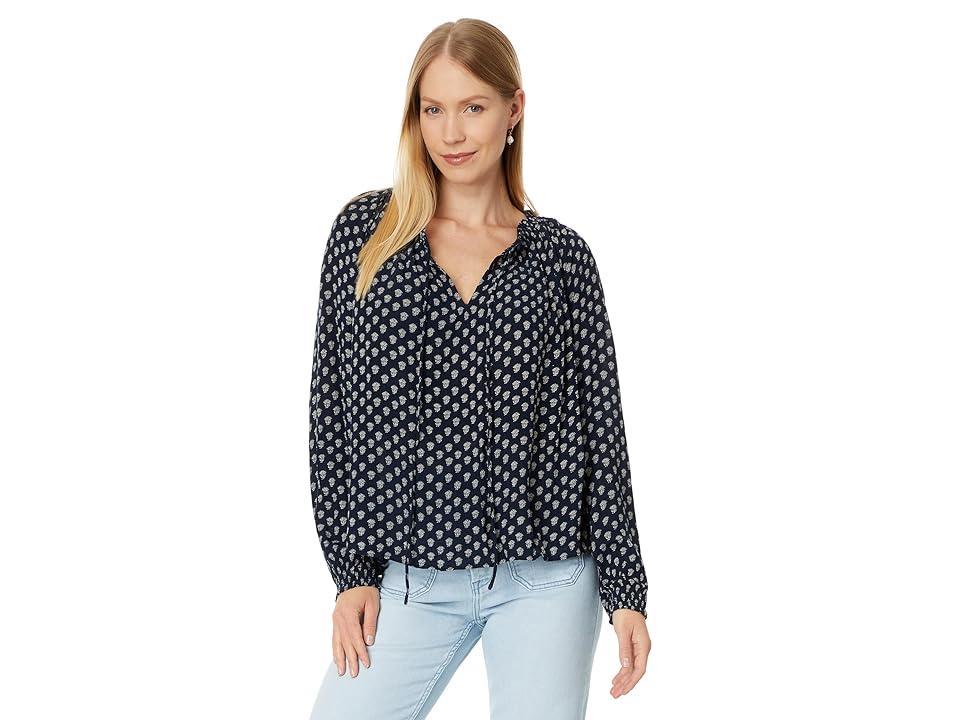 Faherty Emery Print Blouse Product Image