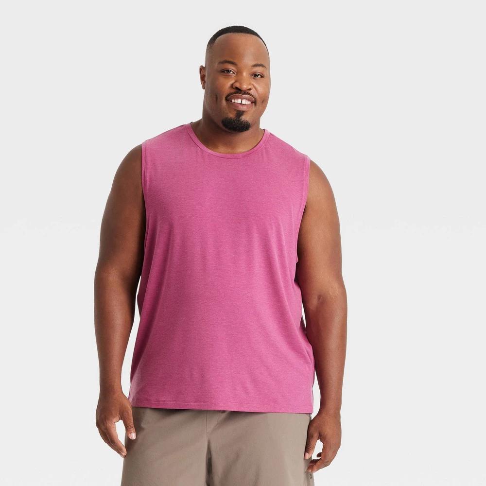 Mens Big Sleeveless Performance T-Shirt - All In Motion Berry Purple 2XL Product Image