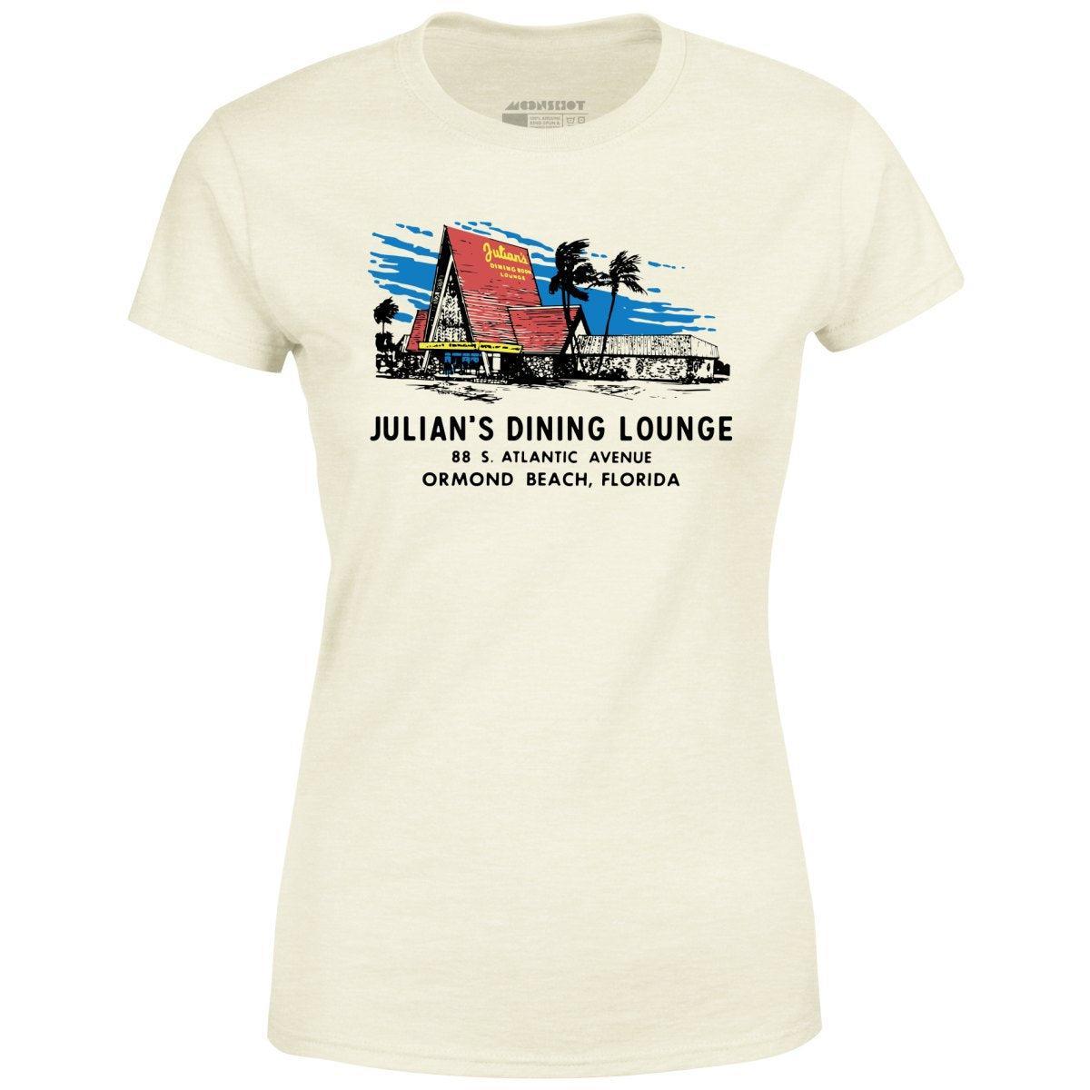 Julian's Dining Lounge - Ormond Beach, FL - Vintage Restaurant - Women's T-Shirt Female Product Image