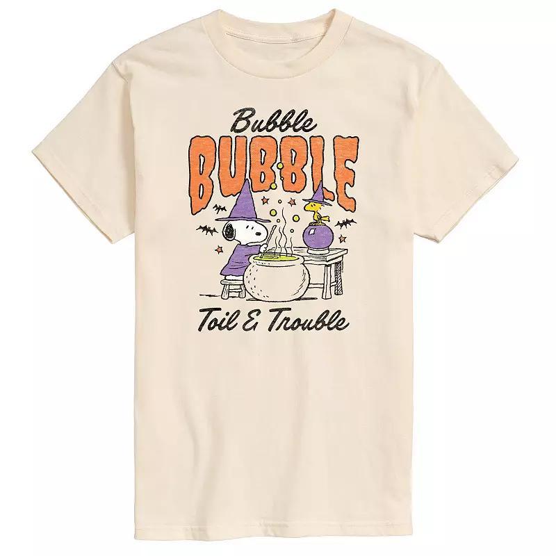 Mens Peanuts Bubble, Bubble, Toil & Trouble Graphic Tee Product Image