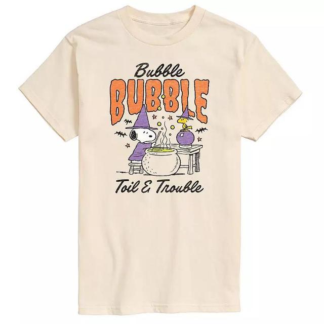 Mens Peanuts Bubble, Bubble, Toil & Trouble Graphic Tee Product Image