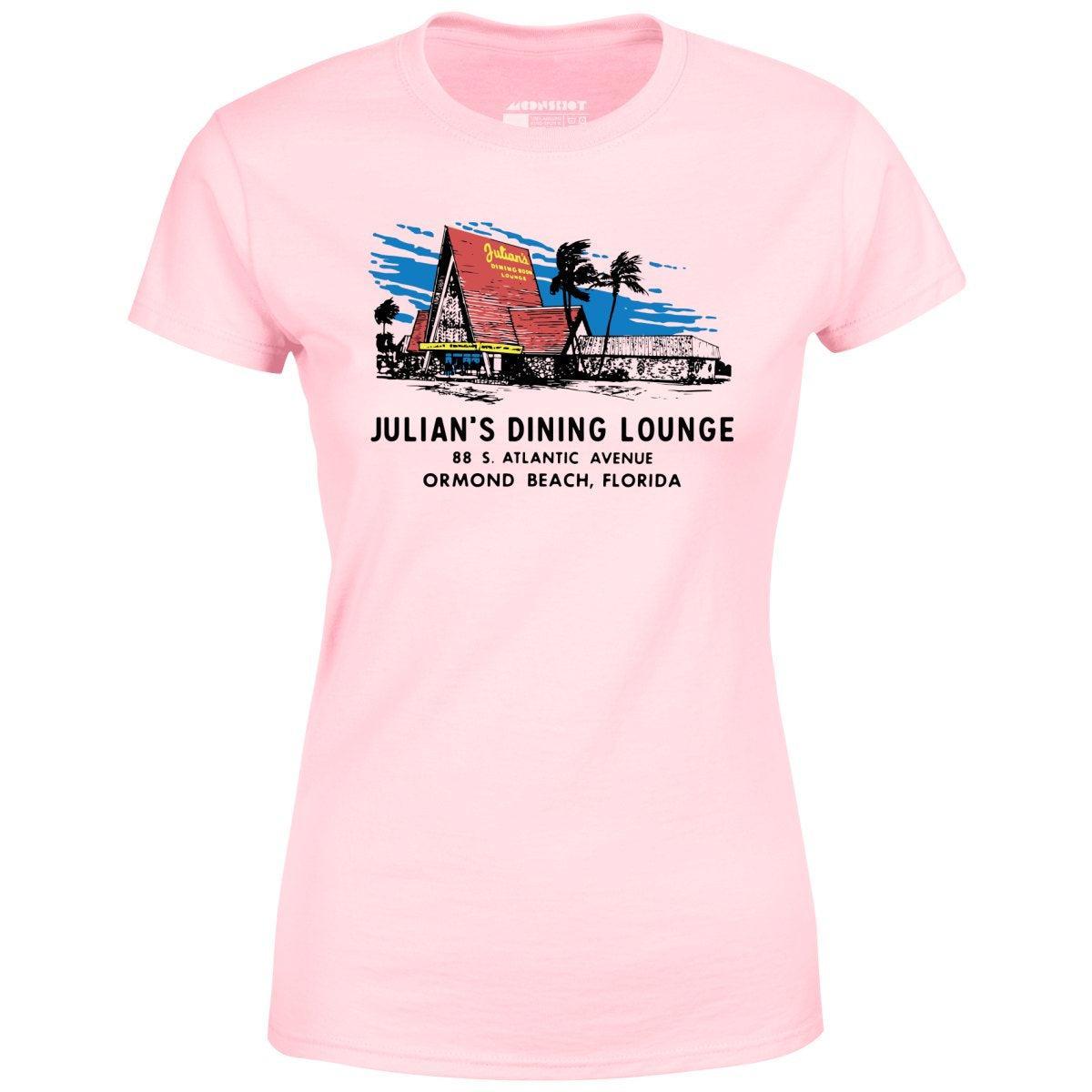 Julian's Dining Lounge - Ormond Beach, FL - Vintage Restaurant - Women's T-Shirt Female Product Image