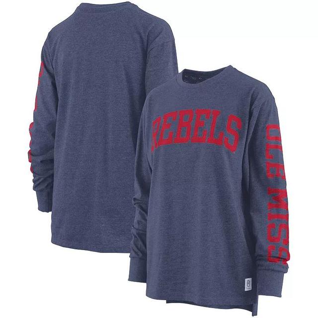 Womens Pressbox Georgia Bulldogs Two-Hit Canyon Long Sleeve T-Shirt Product Image