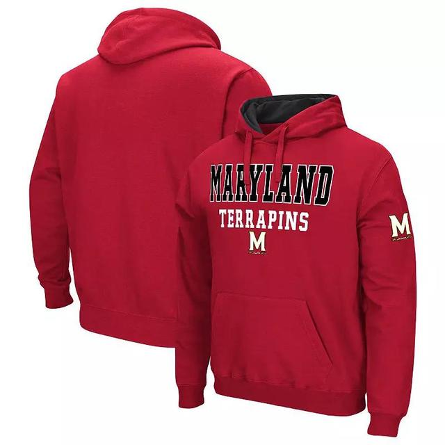 Mens Colosseum Maryland Terrapins Sunrise Pullover Hoodie Product Image