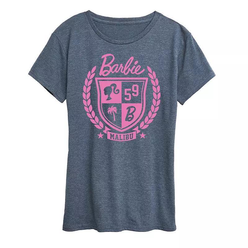 Womens Barbie Varsity Malibu Seal Graphic Tee Product Image