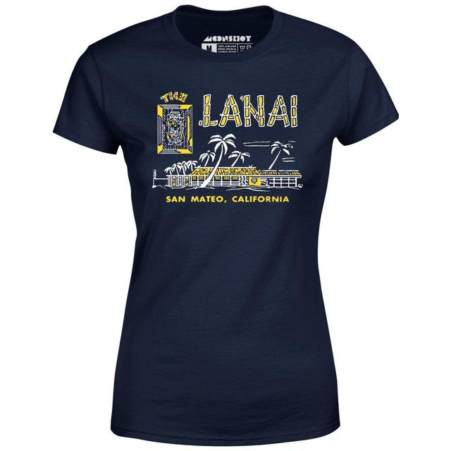 The Lanai - San Mateo, CA - Vintage Tiki Bar - Women's T-Shirt Female Product Image