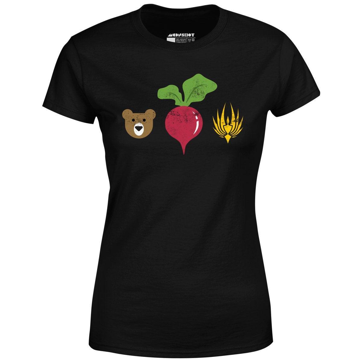 Bears Beets Battlestar Galactica - Women's T-Shirt Female Product Image