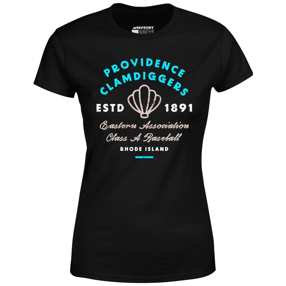 Providence Clamdiggers - Rhode Island - Vintage Defunct Baseball Teams - Women's T-Shirt Female Product Image