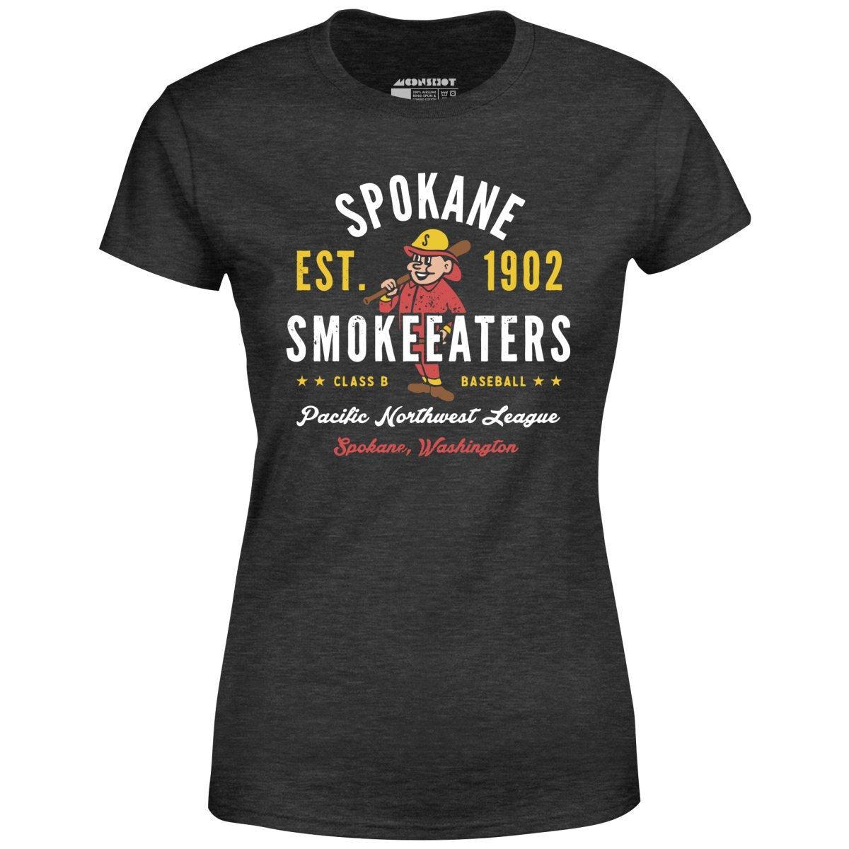 Spokane Smoke Eaters - Washington - Vintage Defunct Baseball Teams - Women's T-Shirt Female Product Image