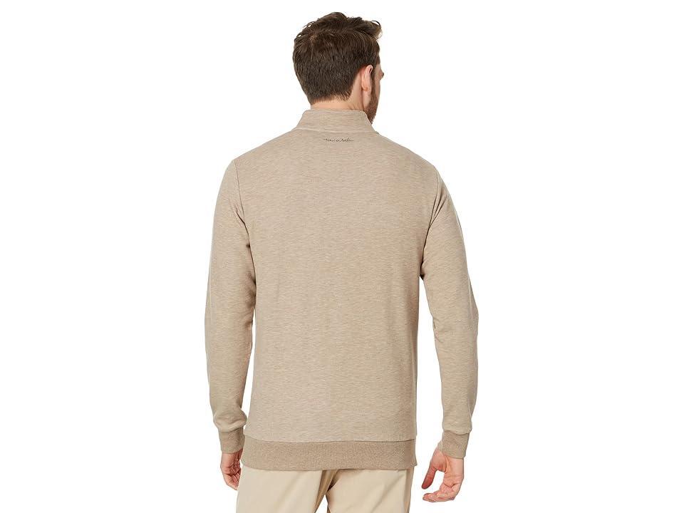 TravisMathew Cloud Quarter Zip 2.0 (Portabella) Men's Jacket Product Image